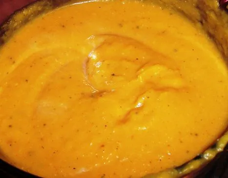 Veganes Butternut-Fondue