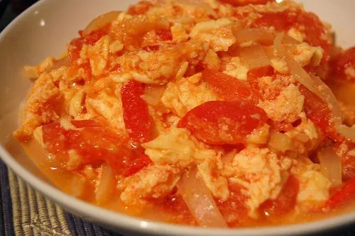 Chinesisches Tomaten-Ei-Gericht