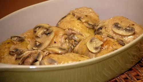 LECKER Hähnchen in Champignoncreme