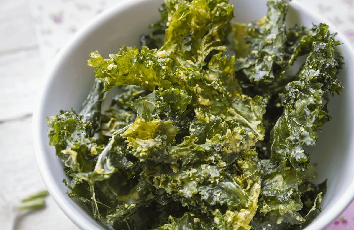 Geröstete Grünkohl-Chips