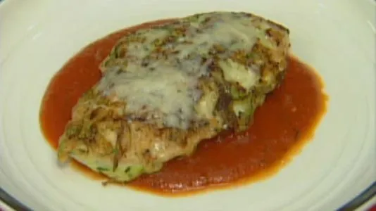 Zucchini-Crusted Hähnchen