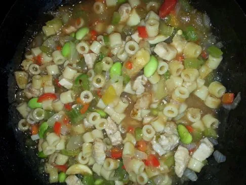 Schweinefleisch-Pfanne