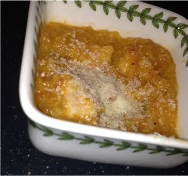 Spaghettikürbis-Suppe