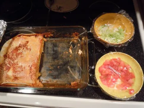 Hähnchen-Enchilada-Auflauf