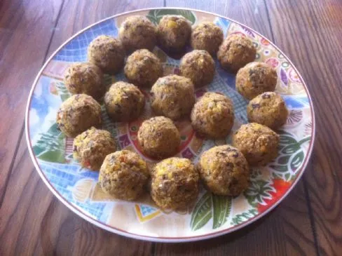 Kürbis-Bällchen