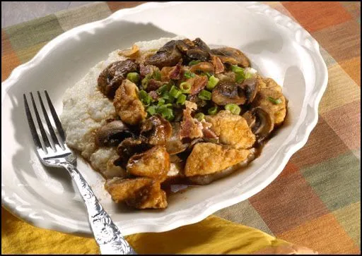 Hähnchen Ferocious über Reis