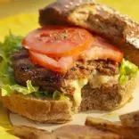 Cheeseburger von innen nach außen