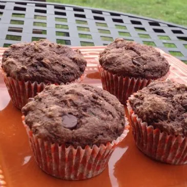 Schokoladen-Zucchini-Muffins