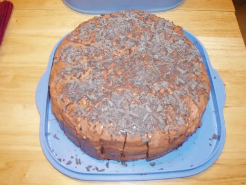 Fettfreier Schokoladenmousse-Kuchen