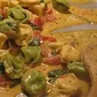 Spinat-Tomaten-Tortellini