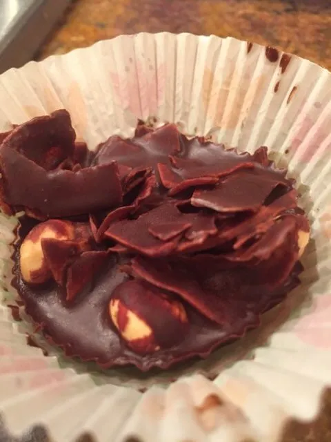 Kokosnuss-Haselnuß-Kakao-Crack