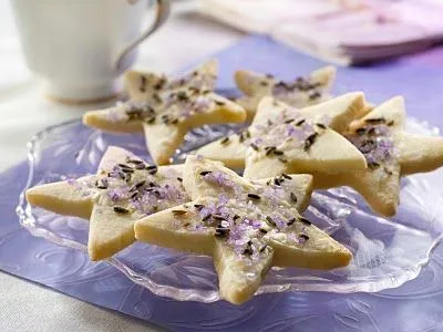 Zitronige Lavendel-Shortbread-Kekse