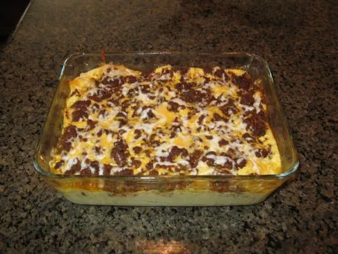 Leichte Taco-Quiche/Soufflé