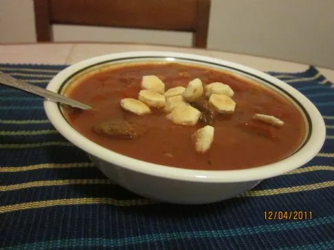 Chili mit Okra und Mais