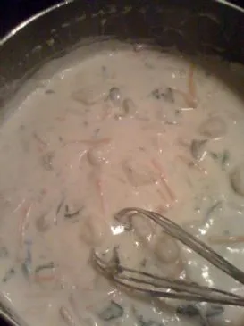 Hühnchen-Gnocchi-Suppe