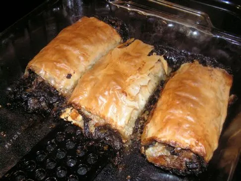 Spinat-Phyllo-Eggrolls