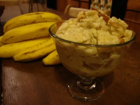 Mikrowellenbrotpudding