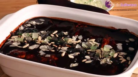 Aubergine mit Schokolade oder Melanzane al Cioccolato