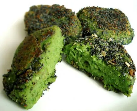 Mini-Burger aus grünen Erbsen von Just Bento