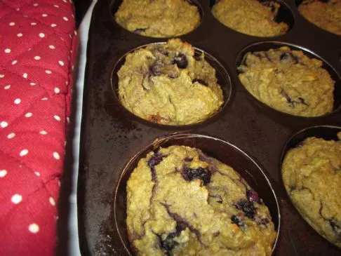 Blaubeer-Avocado-Muffins