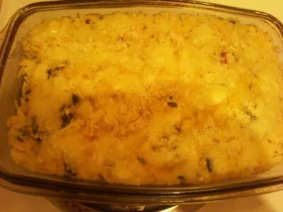 Sunnys Käse-Spinat-Reis-Auflauf