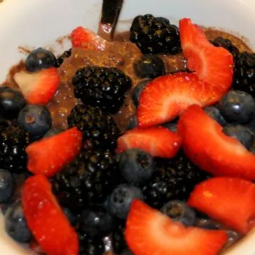 Schokoladen-Chia-Pudding