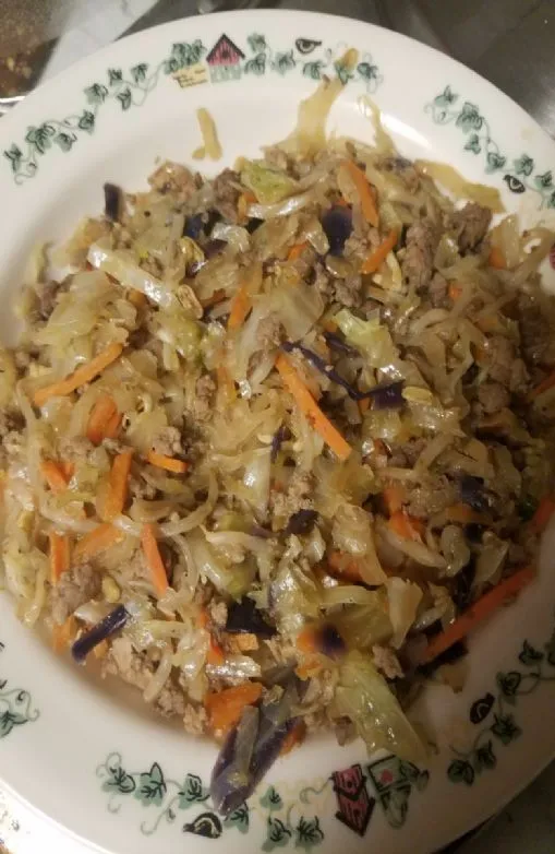 Eierrolle in einer Schüssel