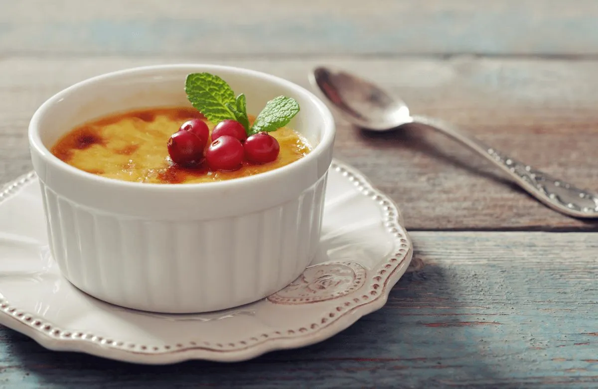 Cranberry-Orange Crème Brûlée