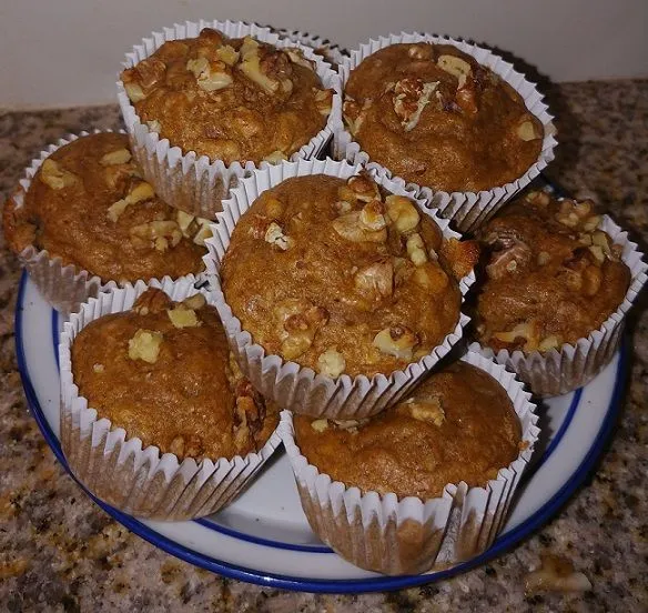 Graham-Walnuss-Muffins