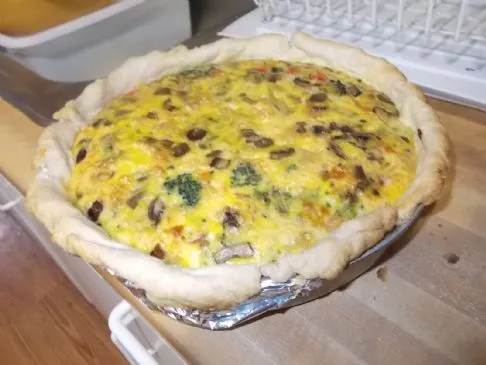 Quiche mit super Gemüse und Käse