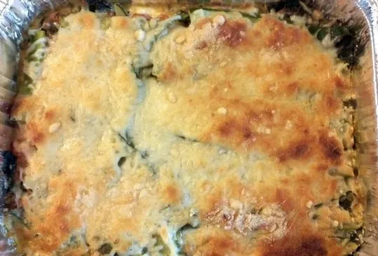 Mangold-Tomaten-Lasagne mit Zucchini-Nudeln