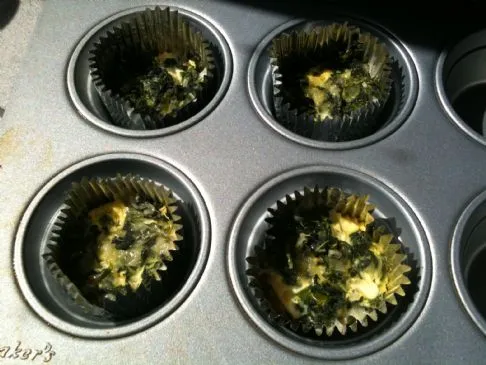 South Beach Eier- und Spinatbecher