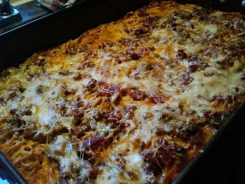 Leichte Spaghetti-Auflauf