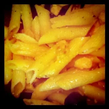 Vegetarische Pasta "Carbonara"