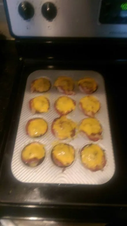 Leichte Cheeseburger Muffin
