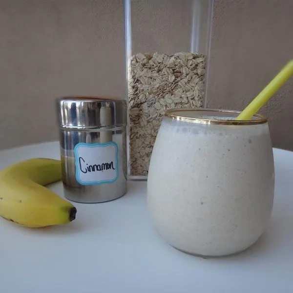PB-Bananen-Hafer-Smoothie