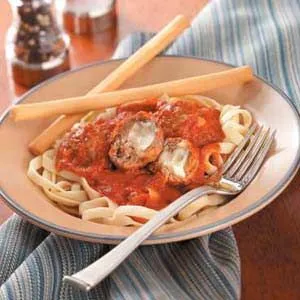 Gefüllte Fleischbällchen