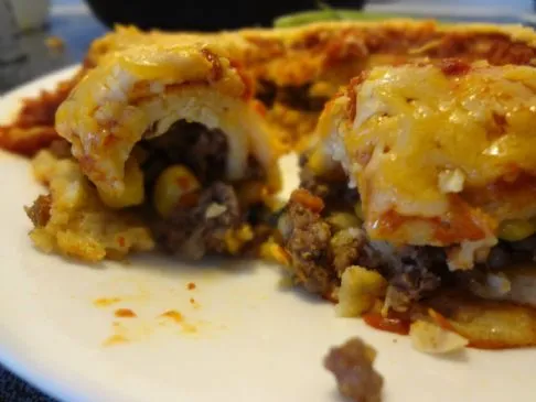 Panqueca de Carne Moída (Hackfleisch-Crepes)