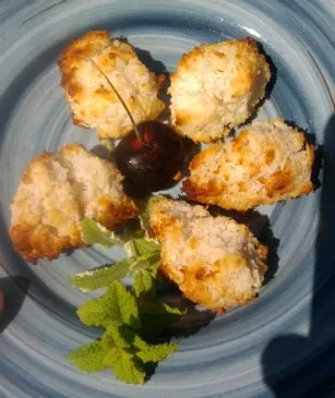 Kokos-Meringue-Kekse mit Stevia