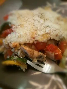 Tofu- und Gemüse-Quiche