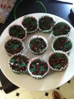 Bananen-Schokoladenstückchen-Muffins