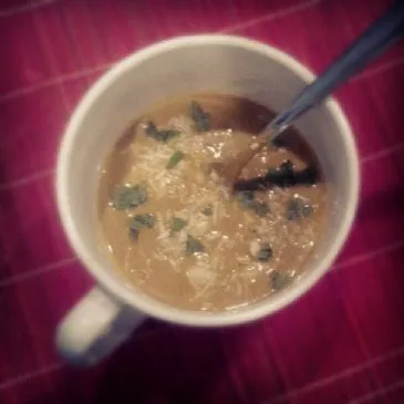 Kürbis-Kokos-Curry-Suppe