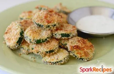 Gebackene Zucchini-Bissen