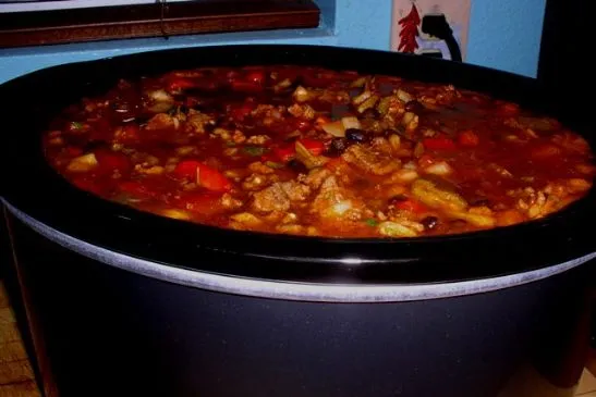 Southwestern Chili mit Schwein, Rind und schwarzen Bohnen