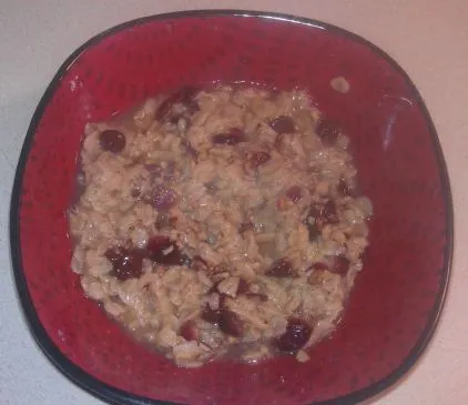 Orange-Cranberry-Haferbrei