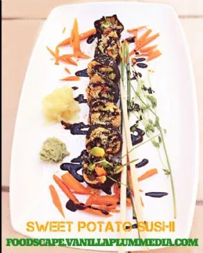 Süßkartoffel-Vegan Sushi-Rollen