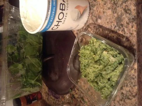 Avocado- und Spinat-Dip