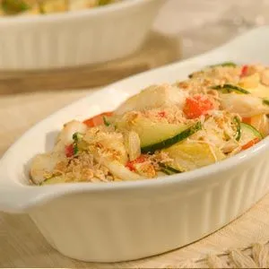 Gemüse-Krabbenkuchen