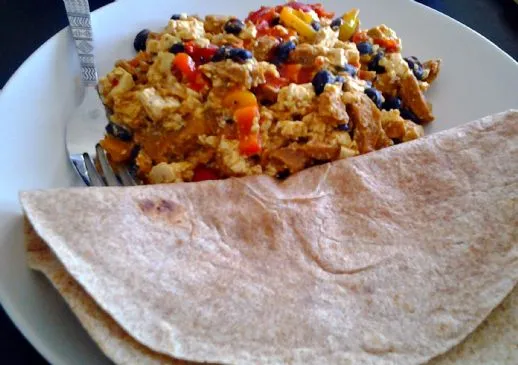 Veganer Mexikanischer Rührei