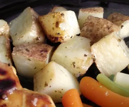 Zitronen-Röstkartoffeln